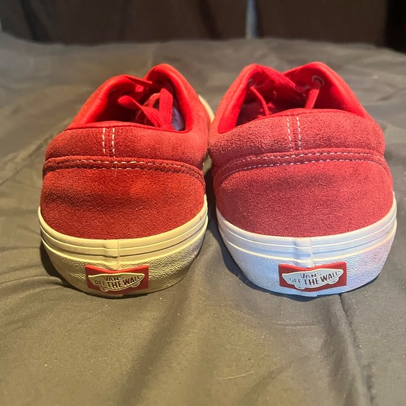 Low Cut Red Vans - Picture 2 of 3
